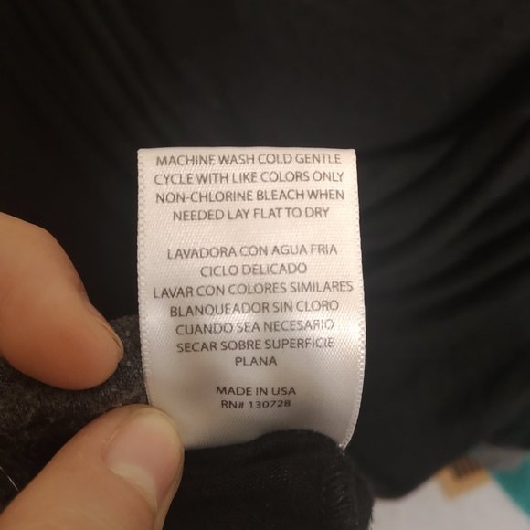 Lilac Cowl Neck Loose Black Shirt - Picture 7 of 7